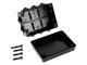 S-BOX membrános kötődoboz csavaros fedéllel, (155x115x75 mm) IP65, fekete