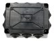 S-BOX membrános kötődoboz csavaros fedéllel, (155x115x75 mm) IP65, fekete