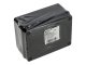 S-BOX sima falú kötődoboz csavaros fedéllel, (155x115x75 mm) IP65, fekete