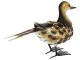 Ducky dekoratív kacsa figura, festett fém, színes