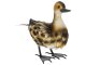 Ducky dekoratív kacsa figura, festett fém, színes