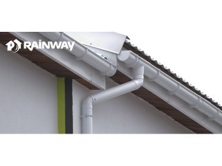 Ereszcsatorna rendszer, 90/75 mm, 4 méter, fehér, PVC
