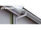 Ereszcsatorna rendszer, 90/75 mm, 4 méter, fehér, PVC