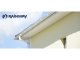 Ereszcsatorna rendszer, 90/75 mm, 4 méter, fehér, PVC