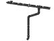 Ereszcsatorna rendszer, 130/100 mm, 8 méter, antracit, PVC