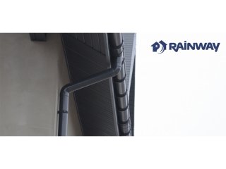 Ereszcsatorna rendszer, 90/75 mm, 4 méter, antracit, PVC