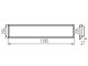 LED panel (1200 x 300mm) 34W/4080Lm - természetes fehér 90° (Blingo - Backlite panel), UGR<19