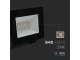 SMD LED reflektor, fekete ház (10W/730lm) - természetes fehér
