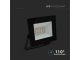 SMD LED reflektor, fekete ház (10W/730lm) - természetes fehér
