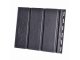 PVC ereszalj panel, antracit (30 cm x 3 méter) - sima, zárt