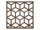Mennyezeti kazettás dekorpanel, kockák, 595x595 mm, 3 mm HDF - Dió