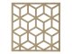 Mennyezeti kazettás dekorpanel, kockák, 595x595 mm, 3 mm HDF - Sonoma tölgy