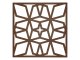 Mennyezeti kazettás dekorpanel, prizma, 595x595 mm, 3 mm HDF - Dió