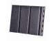 PVC ereszalj panel, antracit (30 cm x 3 méter) - perforált