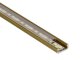 Type-D Arany - Alumínium U profil LED szalagos világításhoz 16x6 mm (Átlátszó búrával)