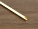 Type-D Arany - Alumínium U profil LED szalagos világításhoz 16x6 mm (Félig átlátszó búrával)