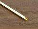 Type-D Arany - Alumínium U profil LED szalagos világításhoz 16x6 mm (Opál búrával)