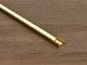 Type-D Arany - Alumínium U profil LED szalagos világításhoz 16x6 mm (Fekete PMMA búrával)