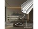 Recessed-7 NEW gipszkartonba süllyeszthető alu profil, fehér - LP307NW