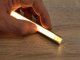 Type-X Arany - Alumínium U profil LED szalagos világításhoz 12x8 mm (Opál búrával)