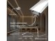 Recessed 20 alu profile - LP320W, fehér
