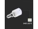 E14 LED izzó (2W/200°) ST26 - meleg fehér