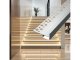 ALP-057 - TILE-EDGE Ezüst - Lépcsővilágító profil LED szalaghoz (Opál búrával)