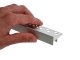 ALP-057 - TILE-EDGE Ezüst - Lépcsővilágító profil LED szalaghoz (Fekete búrával)