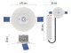 LED vészvilágító lámpatest (2W - 3 óra világítási idő) hideg fehér