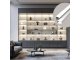 GLASS SHELF Fehér - üvegpolc profil LED szalaghoz (Opál búrával)