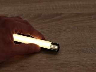 GLASS SHELF Fekete - üvegpolc profil LED szalaghoz (Opál búrával)