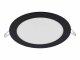 Süllyeszthető LED panel (168 mm - kör) 12W - természetes fehér, fekete