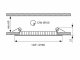 Süllyeszthető LED panel (168 mm - kör) 12W - természetes fehér, fekete