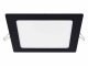 Süllyeszthető LED panel (168 mm - négyzet) 12W - természetes fehér, fekete