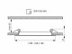 Süllyeszthető LED panel (168 mm - négyzet) 12W - természetes fehér, fekete