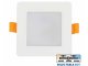 Süllyeszthető LED panel (95 mm - négyzet) 5W - állítható színhőmérséklet, fehér, IP54