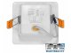 Süllyeszthető LED panel (95 mm - négyzet) 5W - állítható színhőmérséklet, fehér, IP54