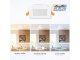 Süllyeszthető LED panel (95 mm - négyzet) 5W - állítható színhőmérséklet, fehér, IP54