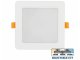 Süllyeszthető LED panel (145 mm - négyzet) 12W - állítható színhőmérséklet, fehér, IP54