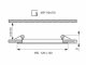 Süllyeszthető LED panel (120 mm - négyzet) 6W - természetes fehér, fekete
