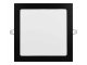 Süllyeszthető LED panel (222 mm - négyzet) 18W - természetes fehér, fekete
