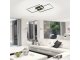 Mennyezeti designer LED lámpa (20W/880Lumen) fekete, természetes fehér