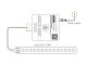 Smart SPI LED vezérlő digitális (DRGB) LED szalagokhoz (futófény) Wifi + Bluetooth + 2.4G RF vezérlés, fehér