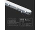 M-Series IP65 por és páramentes LED lámpatest (36W/4320lm) 120 cm, hideg fehér, 6500K, sorolható, mozgásérzékelős