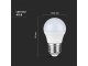 E27 LED lámpa (6.5W/180°) Kisgömb - hideg fehér