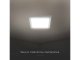 LED panel falon kívüli - négyzet (24W) természetes fehér, backlit panel