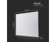 LED panel (595 x 595mm) 36W - hideg fehér, Backlit, CREE Chip
