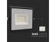 SMD LED reflektor, fekete ház (30W/2510lm) - természetes fehér