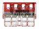 2273 Wago Compact vezeték összekötő, 4 x 2.5mm² vezeték nyílásos (100 db)