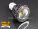 LED lámpa GU10 (COB LED/5W/60°) meleg fehér